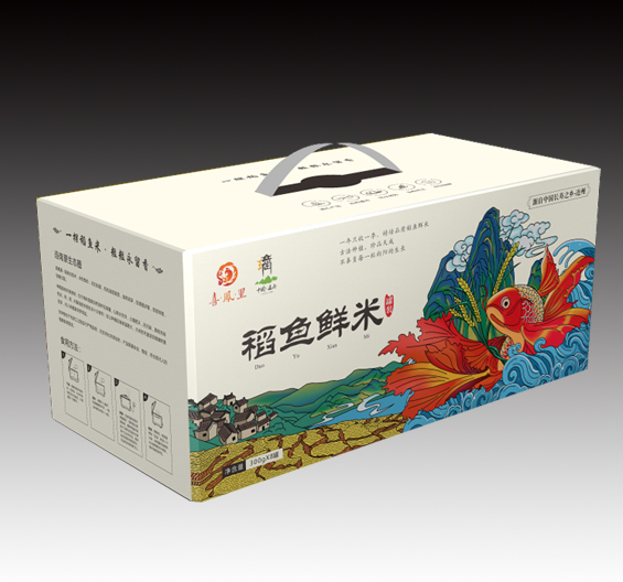 稻魚米-大米包裝設計